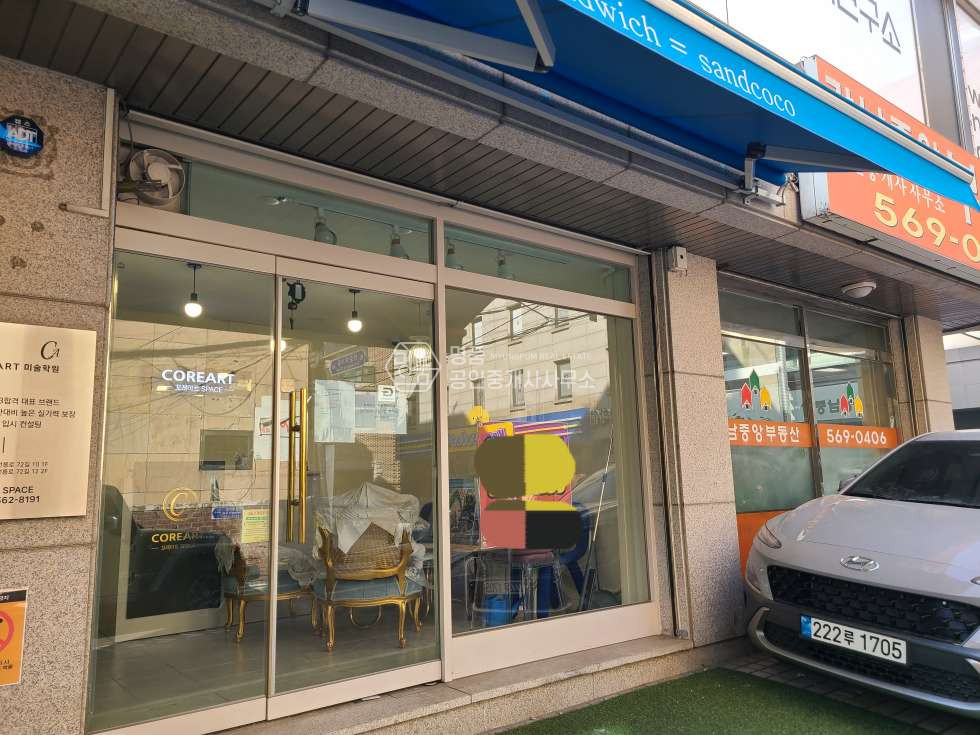 서울 강남구 대치동 도성초사거리 I 대로변이면 I 권리소액 I 주차가능 월세 매물번호 11082 사진 1
