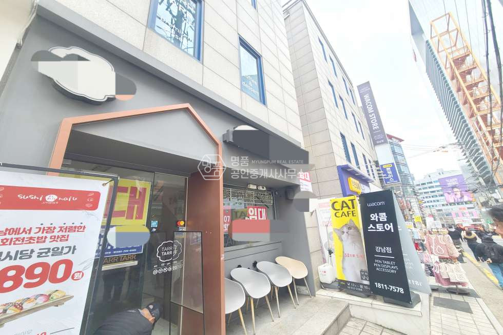 서울 강남구 역삼동 40P 복층상가 I 신논현역세 I 내부계단有 I 무권리 월세 매물번호 10495 사진 1